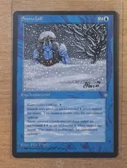 1995 MAGIC THE GATHERING ICE AGE SNOWFALL TD25 - Image 1