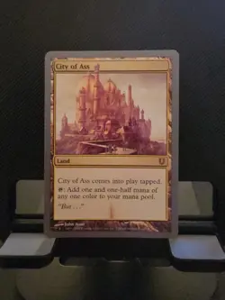 City of Ass - Unhinged - Lightly Played - UNH - Magic - MTG - Image 1