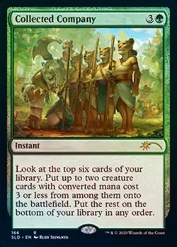 [1x] Collected Company (166) - Foil Near Mint, English Secret Lair MTG Magic - Image 1