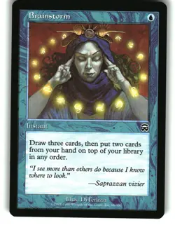 Magic the Gathering - Mercadian Masques Brainstorm 61 Common 1999 - Image 1