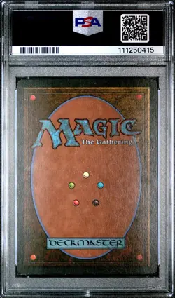 Magic the Gathering - Ice Age Underground River 1995 PSA 6 - Image 2