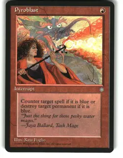 Magic the Gathering - Ice Age Pyroblast 1995 213 Common - Image 1
