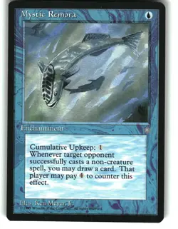 Magic the Gathering - Ice Age Mystic Remora 1995 87 Common - Image 1