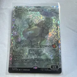 Leonardo, Cutting Edge (Showcase) (Fracture Foil) Teenage Mutant Ninja... - Image 3