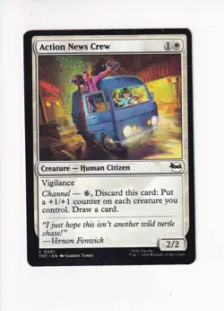 MAGIC MTG TEENAGE MUTANT NINJA TURTLES ACTION NEWS CREW (#1) - Image 1