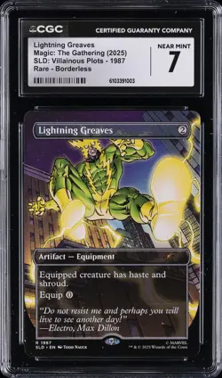 2025 MAGIC: THE GATHERING #1987 LIGHTNING GREAVES CGC 7 - Image 1