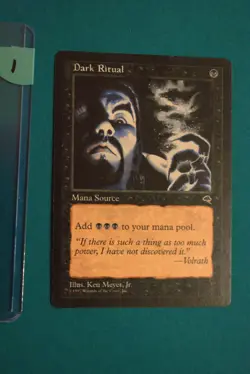 Dark Ritual - MTG - Tempest - Lightly Played - Magic the Gathering(1) - Image 1