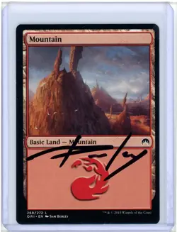 Mountain Signed Artist Proof MTG - Image 1