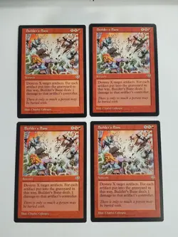 MTG Playset 4x Builder's Bane (Mirage/Red/C) - BGM - Image 1