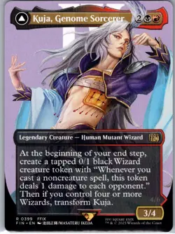 Kuja, Genome Sorcerer (Borderless) - 399 - FINAL FANTASY - Magic MTG - NM - B3G1 - Image 1