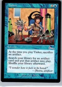 Tinker - 45 - Urza's Legacy - Magic MTG - NM - B3G1 - Image 1