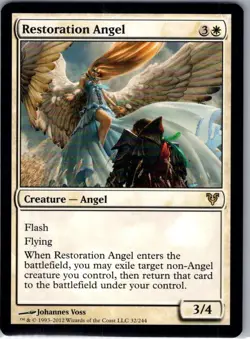 Restoration Angel - 32 - Avacyn Restored - Magic MTG - NM - B3G1 - Image 1