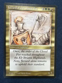 JERRARD OF THE CLOSED FIST x1 (235) Legends (LEG) Edition - Magic The Gathering - Image 1