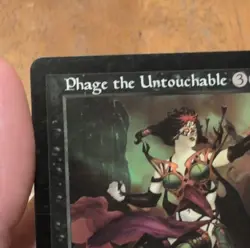 Magic: The Gathering Phage the Untouchable Rare Legions Creature Black 78 Ron S… - Image 2