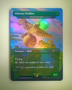 African Swallow - Birds of Paradise (1675) EN - Secret Lair Drop MTG Magic FOIL - Image 1