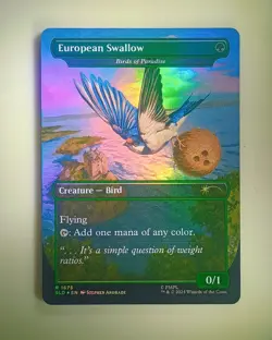 African Swallow - Birds of Paradise (1675) EN - Secret Lair Drop MTG Magic FOIL - Image 2