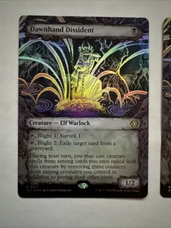 2x Dawnhand Dissident (Showcase Foil + Regular) Lorwyn Eclipsed Mtg ECL - Image 2