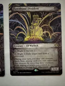 2x Dawnhand Dissident (Showcase Foil + Regular) Lorwyn Eclipsed Mtg ECL - Image 3
