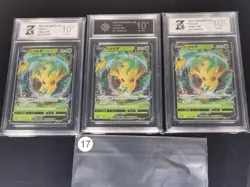 Pokemon TCG Chinese Leafeon V RR - Scarlet & Violet CS4aC 008/132 P 10/Z 10 - Image 1