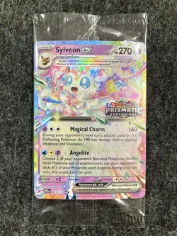 SEALED Sylveon EX #41/131 Prismatic Evolutions Stamped Promo Pokemon TCG - Image 1
