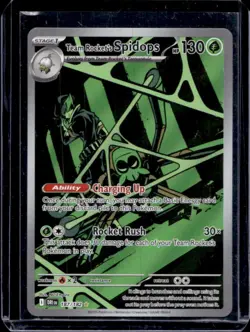 2025 Pokemon Destined Rivals Team Rocket's Spidops #187/182 - Image 1