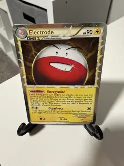 Pokemon Electrode (Prime) 93/102 Triumphant Ultra Rare Holo 2010 LP - Image 2