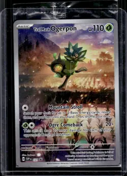 2023-25 Pokemon SV Black Star Promos - SVP EN Teal Mask Ogerpon #123 - Image 1