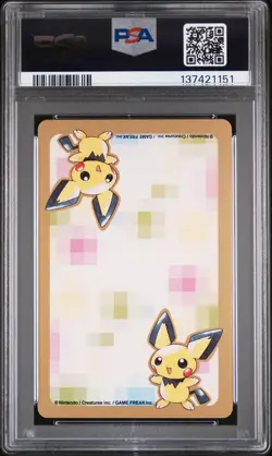 2000 POKEMON GOLD VERSION PART 2 PLAYING CARDS 10 OF SPADES FERALIGATR PSA 10 - Image 2