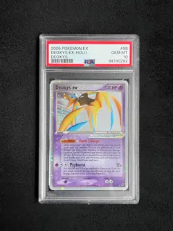 Pokemon Deoxys ex EX Deoxys Ultra Rare #98 PSA 10 Gem Mint WITH SWIRL! - Image 1