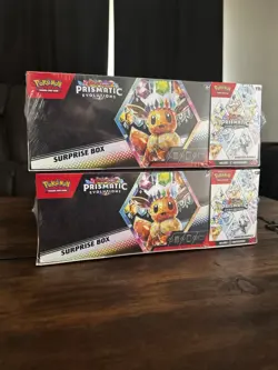 Pokemon Prismatic Evolutions Surprise Box Booster Bundle Promo-ONE BOX LEFT! - Image 2