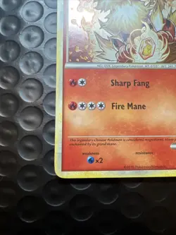 Pokemon TCG Arcanine 1/123 Heartgold & Soulsilver Holo Rare - LP - Image 5
