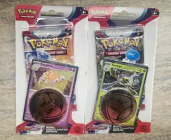 Pokemon TCG Scarlet and Violet booster pack blister lot of 2 - Image 1