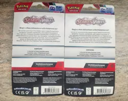 Pokemon TCG Scarlet and Violet booster pack blister lot of 2 - Image 4