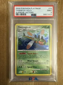Yanmega - 14/147 - Holo Rare Platinum: Supreme Victors PSA 9 - Image 1