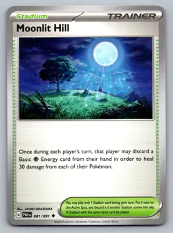 Pokemon TCG SV: Paldean Fates Moonlit Hill 081/091 - Image 1