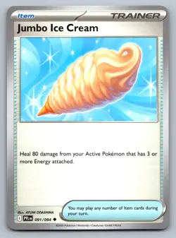 Pokemon TCG ME02: Phantasmal Flames Jumbo Ice Cream 091/094 - Image 1