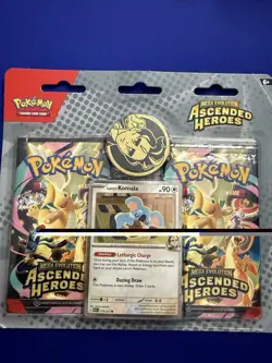 Pokemon TCG: Mega Evolution Ascended Heroes 2-Pack Blister Booster - Image 1