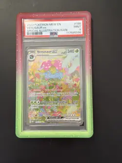 POKEMON ENGLISH 151 SPECIAL ILLUSTRATION RARE #198 VENUSAUR EX PSA 9 SIR - Image 1