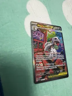 Mega Scrafty EX - Special Illustration Rare 285/217 Ascended Heroes Pokemon TCG - Image 3