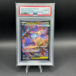 Mega Latias EX Pokemon Mega Evolutions 181/132 Special Illustration Rare PSA 10 - Image 1
