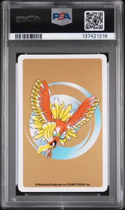 2000 POKEMON GOLD VERSION PLAYING CARDS 8 OF CLUBS #015 BEEDRILL PSA 10 - Image 2