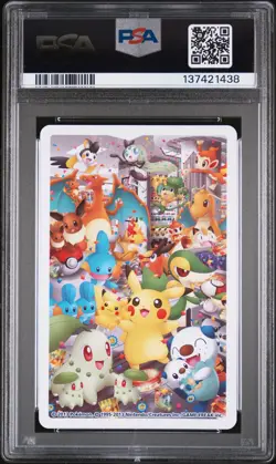 2013 POKEMON CENTER NAGOYA PLAYING CARDS PIKACHU KING OF SPADES PSA 10 - Image 2