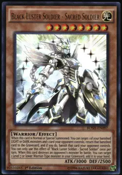Yu-Gi-Oh! - Black Luster Soldier 2016 BOSH-EN097 UR 1st Edition - Image 1