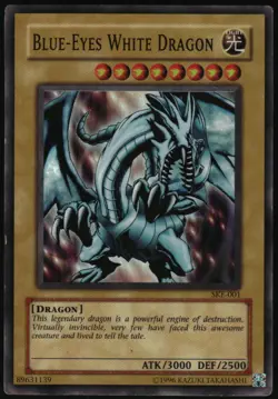Yu-Gi-Oh! - Blue Eyes White Dragon 2004 SKE-001 Super Rare Unlimited - Image 1