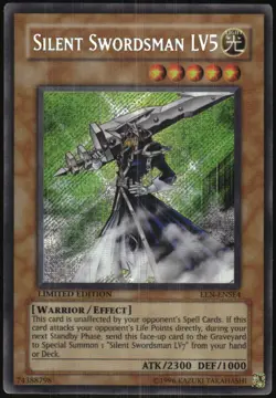 Yu-Gi-Oh! - Elemental Energy Silent Swordsman LV5 2005 EEN-ENSE4 Limited Edition - Image 1