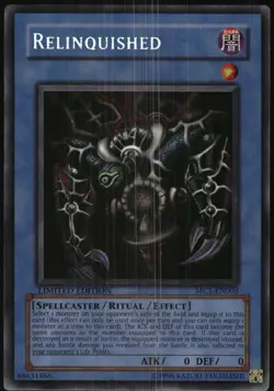 Yu-Gi-Oh! - Master Collection Volume 1 Relinquished 2004 MC1-EN003 Limited Editi - Image 1