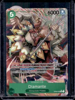 2023 One Piece Kingdoms of Intrigue Diamante Rare #OP04-028 - Image 1