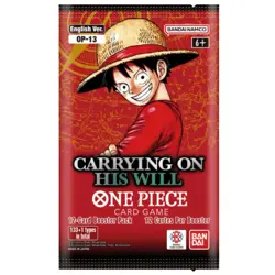 One Piece Op-13 Booster Packs From Tin - Image 1