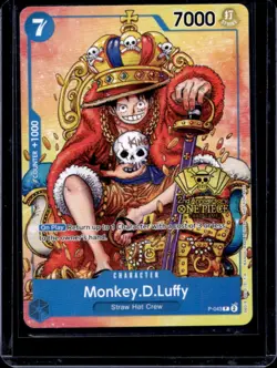 2024 One Piece 2nd Anniversary Tournament Participant Monkey D Luffy Promo P-043 - Image 1