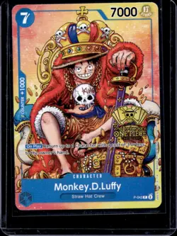 2024 One Piece 2nd Anniversary Tournament Participant Monkey D Luffy Promo P-043 - Image 1